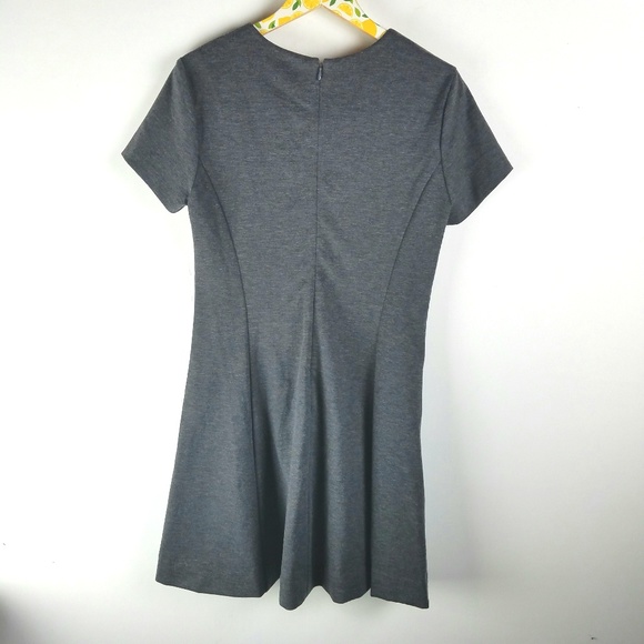 Uniqlo Dress Sz L Charcoal Gray - Picture 3 of 4
